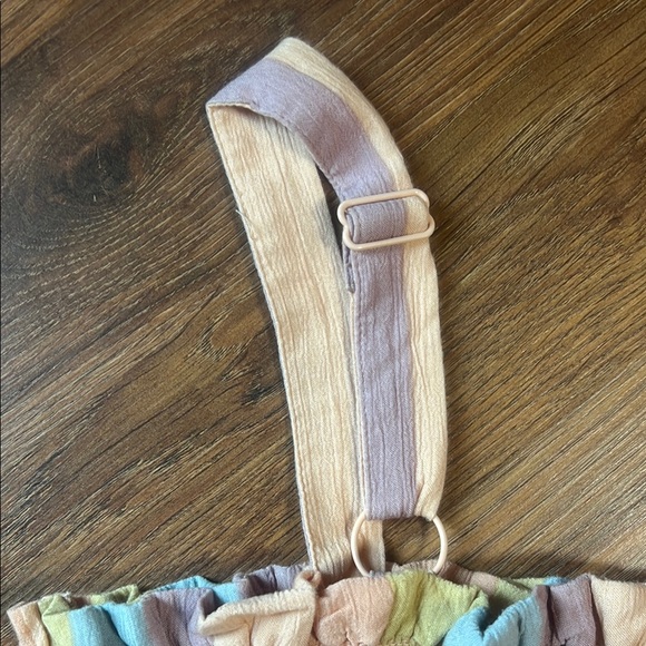 American Eagle Outfitters Pastel Stripe Ruffle Dress - XS - Picture 12 of 13